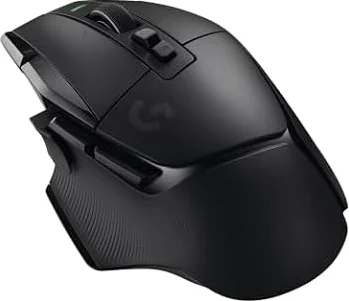Logitech G G502 X LIGHTSPEED Wireless Gaming Mouse, Black | Optical wireless mouse, LIGHTFORCE hybrid optical-mechanical switches, HERO 25K sensor, PC mouse for macOS/Windows