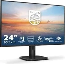 PHILIPS 24E1N1100A 23.8 inch FHD Monitor 120Hz, IPS Panel, 1ms MPRT, Speakers (1920x1080 HDMI 1x 1.4) Black