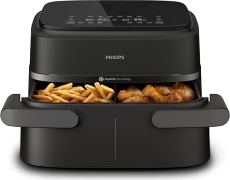 Philips Air Fryer 1000 Series Dual Basket 7.1L Mega Draw or Dual 3.5L+3.5L