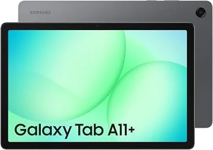 Samsung Galaxy Tab A11+, Android Tablet, AI Features, Sleek and Modern Design, 11 Inch 90Hz Display, 128GB Storage, 6GB Memory, With Dolby Quad Speakers, Grey, 3 Year Extended Warranty (UK Version)