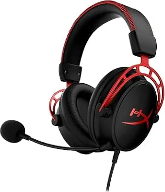 HyperX Cloud Alpha – Gaming Headset with In-line volume control | Competitive gaming, double chamber driver, reduced distortion, balanced audio playback