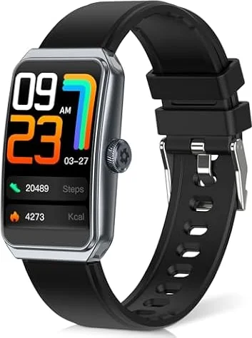 Fitness Tracker with 24/7 Heart Rate, Blood Pressure Blood Oxygen Sleep Monitor,Smart Watch 103 Sports Modes Activity Trackers IP68 Waterproof Step Counter, Calories Pedometer for Women Men (Black)