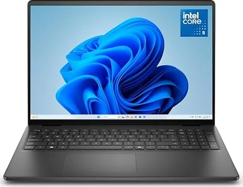 Dell 16 Laptop - Intel Core 5 120U, 16GB RAM, 512GB SSD | 16" 2K WVA Anti-Glare, Intel UHD Graphics, Windows 11 Home, UK QWERTY, Fingerprint reader (Power Adapter Sold Separately)