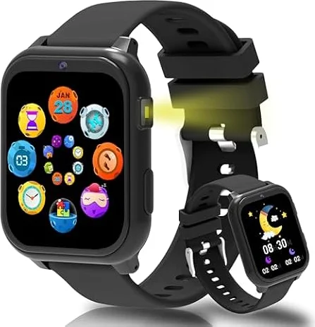 Kids Smart Watch, 1.83" Standalone Fitness Tracker Gift for Boys Girls 3-15