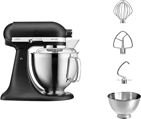 KitchenAid Artisan Mixer 4.8L Cast Iron Black (5KSM185PSBBK)