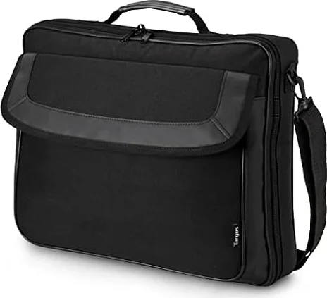 Targus Laptop Bag, Fits Laptop up to 16", Case for Travel and Business, Padded Shoulder Strap, Front Storage Pocket – Black