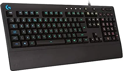 Logitech G G213 Prodigy Gaming Keyboard, QWERTY UK Layout - Black