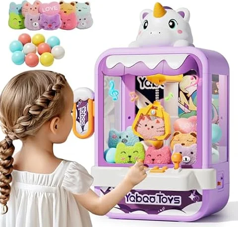 Claw Machine for Kids Girls,Unicorns Gifts for 4 5 6 7 8 Year Old Girls | Vending Machines with Sound & Lights,Idea Toy for 5 6 7 8 Year Old Girl