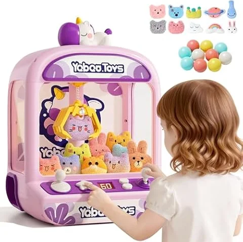 VEEVIFUN Unicorns Claw Machine for Kid,Mini Claw Machine Girl Toy Age 5 6 7