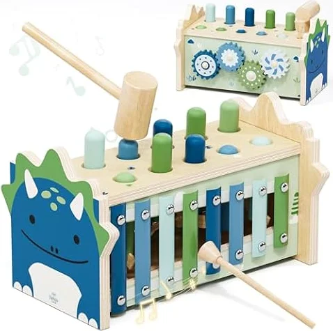 Lehoo Castle Montessori Toys for 1 Year Old, Toddler Birthday Gifts