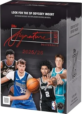 2025-26 Topps Signature Class NBA Basketball - Factory Sealed - Value Box